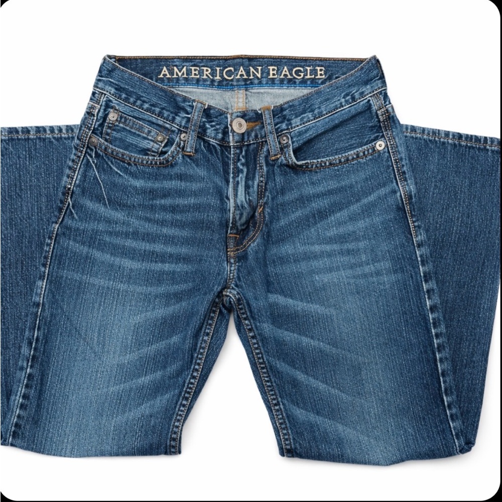 American Eagle Original Boot Jeans Men’s 26x28 Medium Wash Classic Bootcut